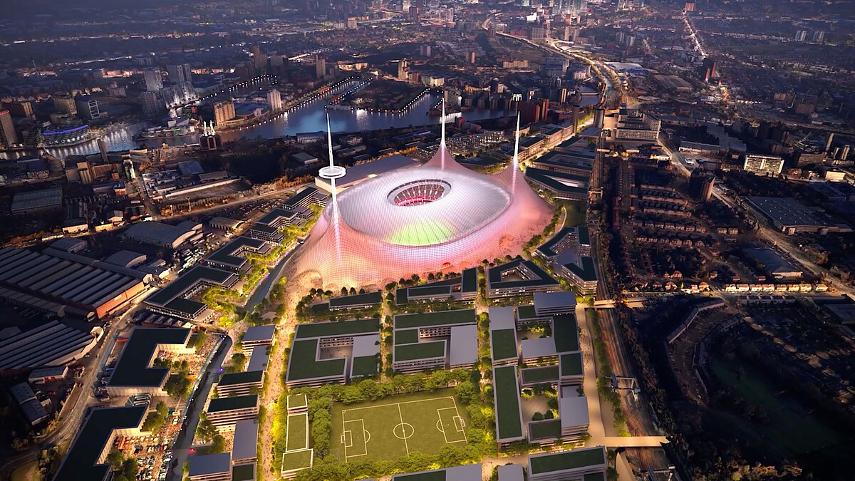 Take a look inside Man Utd's proposed new 100,000-seater stadium!