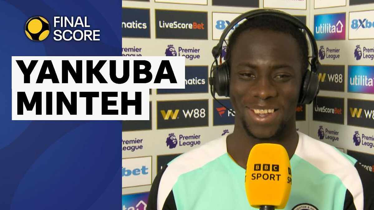 Cross or shot? Brighton's Minteh reacts to win at Sunderland