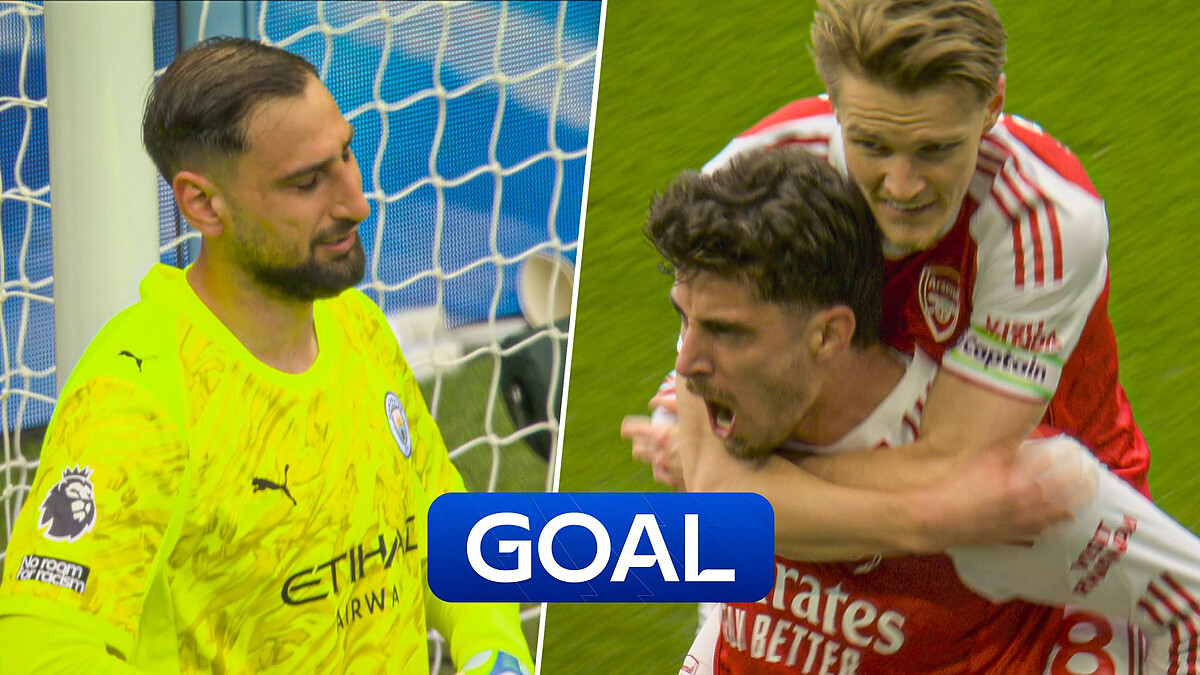 Donnarumma HOWLER! Havertz pounces on Man City keeper to give Arsenal the leveller!