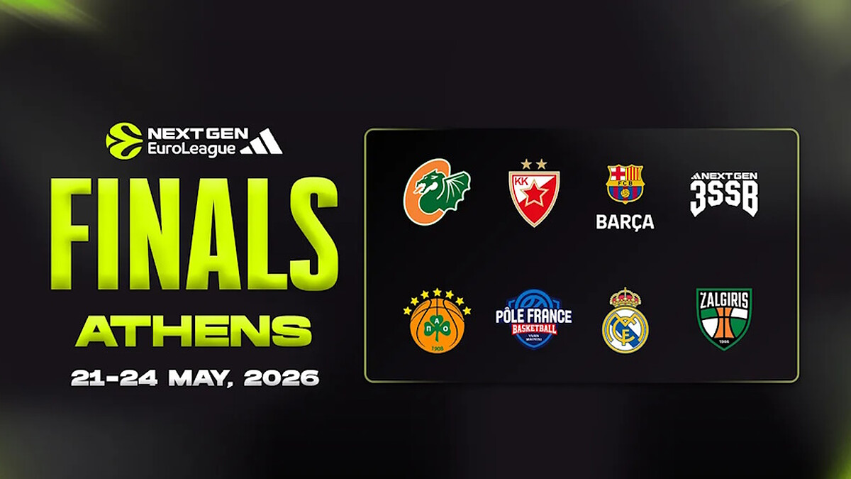 Eight elite U18 Teams chase NextGen EuroLeague glory in Athens