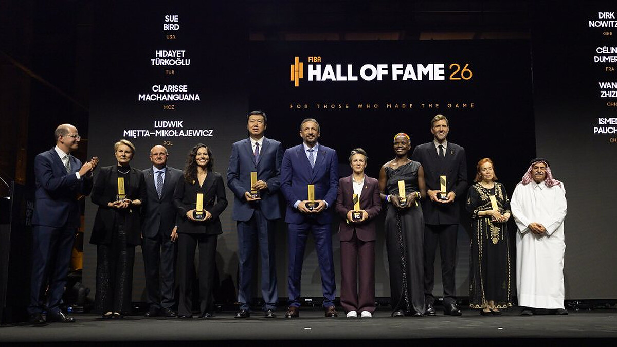 FIBA enshrines eight legendary figures into the Hall of Fame