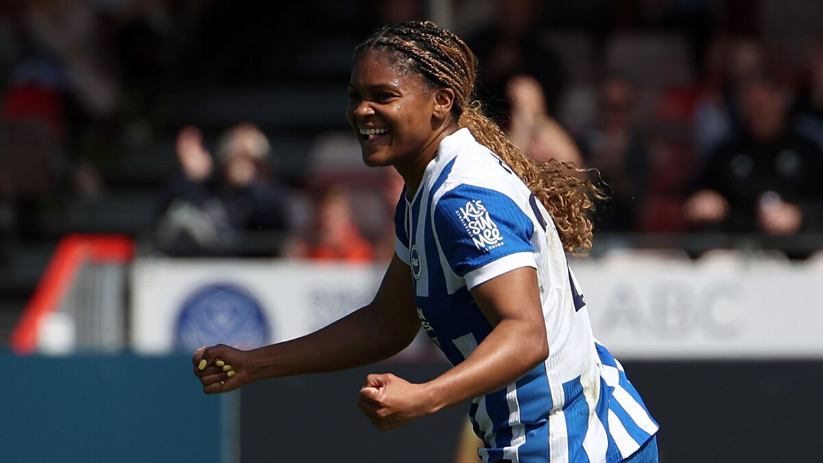 Haley scores twice as title-chasing Man City stunned by Brighton