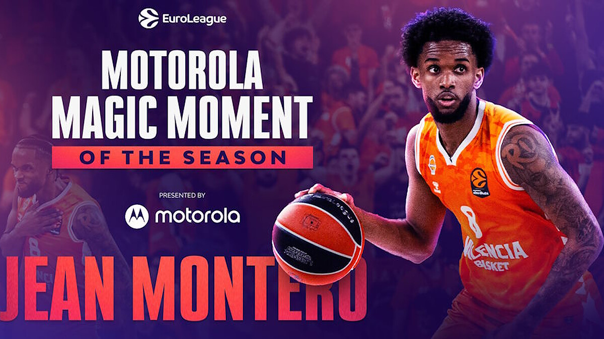 Jean Montero picks up 2025-26 EuroLeague Magic Moment award