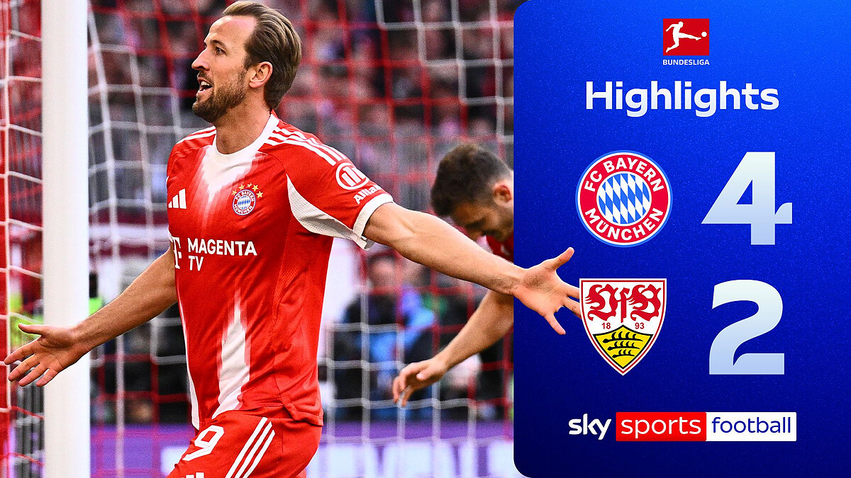 Kane helps Bayern Munich clinch Bundesliga title!