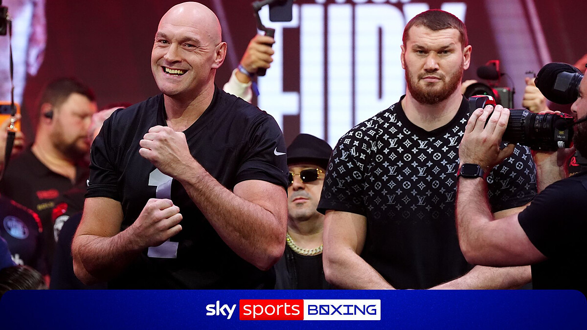 Look who's BACK! Fury declares himself No 1 after icy weigh-in face-off!