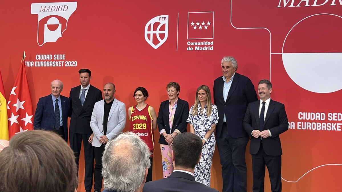 Madrid presents Eurobasket 2029: “It’s going to be an opening game with 80,000 people, something never before seen in FIBA”