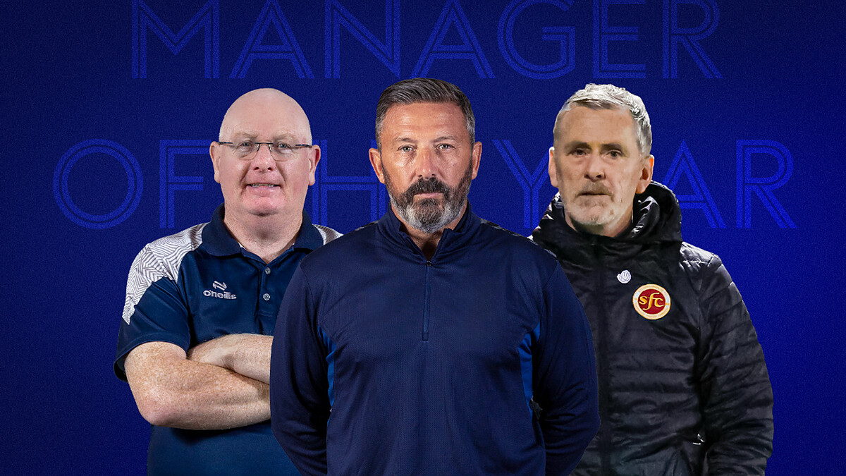 McInnes, McGlynn and Naysmith nominated for SPFL manager of year