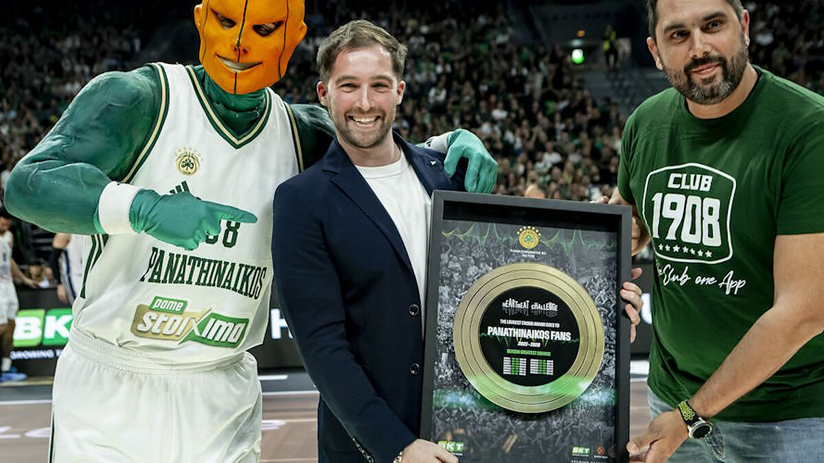 Panathinaikos fans crowned loudest in the EuroLeague for 2025-26 season