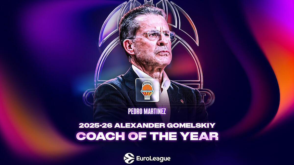 Pedro Martinez earns EuroLeague Coach of the Year after brilliant season