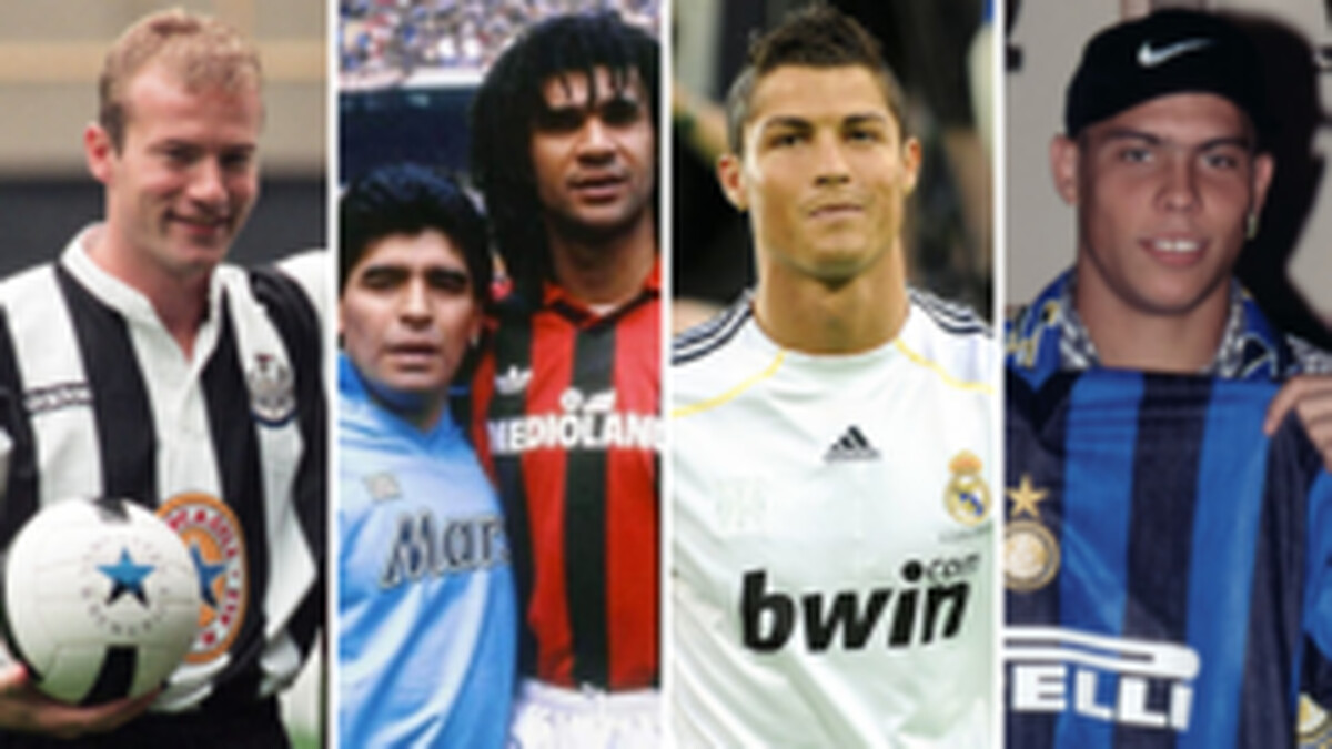 Ranking the most successful world record transfers of the past 50 years