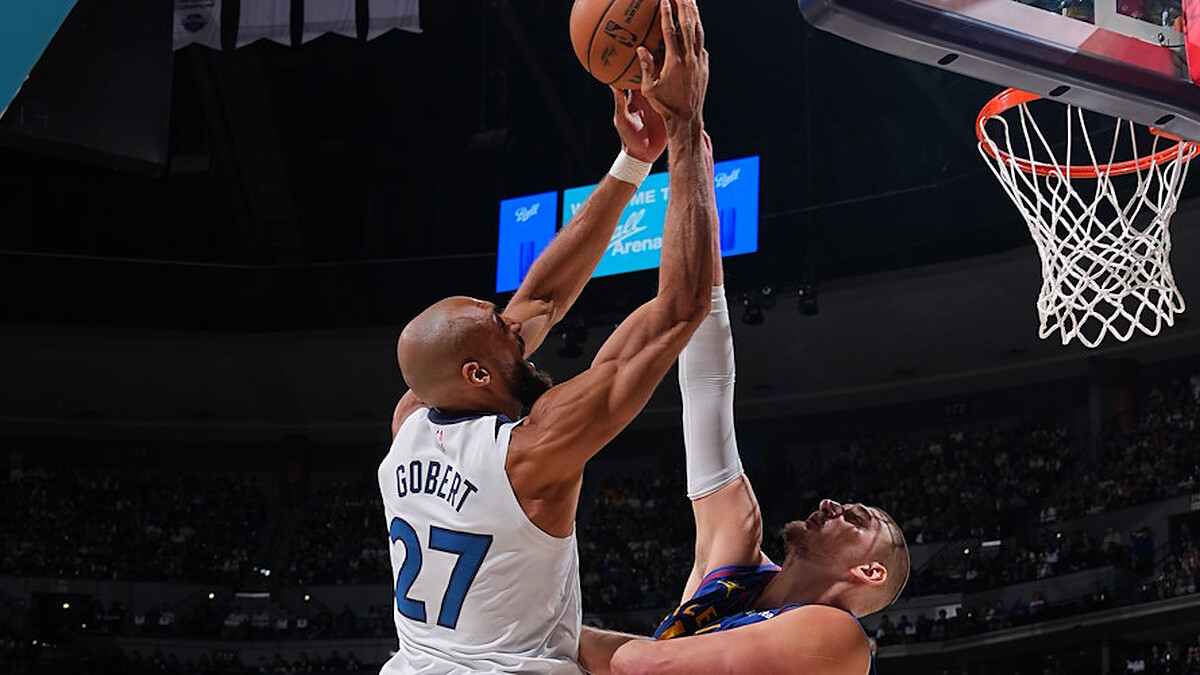 Rudy Gobert leads Timberwolves defense in suffocating Nuggets, Jokic
