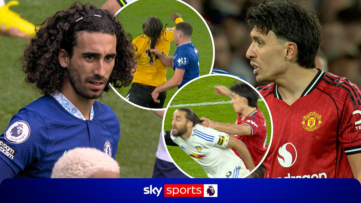 Six times hair was pulled in the PL… but how many were red cards?