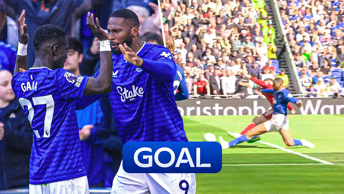 ‘Spirits lifted!’ | Beto equalises for Everton in Merseyside derby