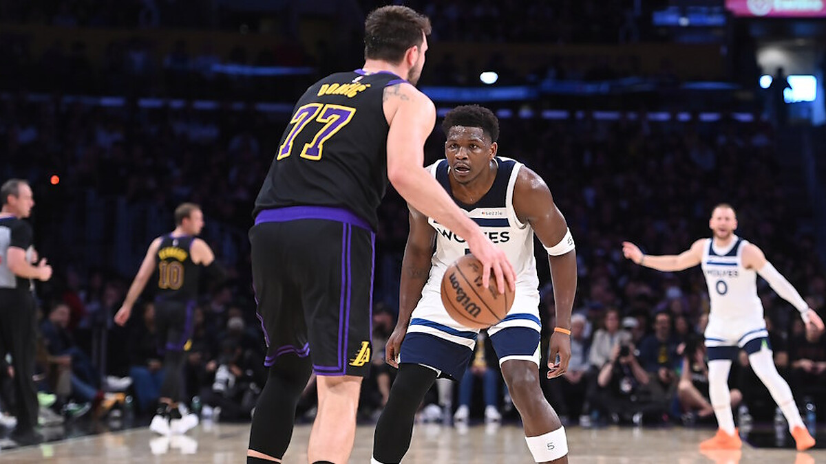 Timberwolves coach blasts NBA for favoring Doncic and Cunningham over Edwards