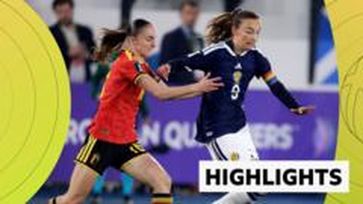 Watch: Scots take point from tense qualifier in Belgium