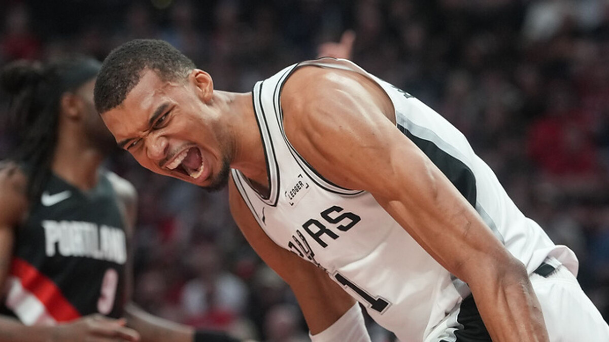 Wembanyama returns as Spurs beat Blazers to take 3-1 series lead
