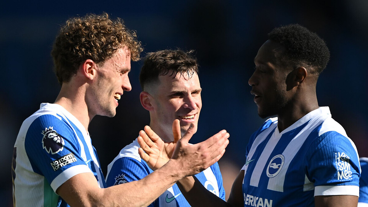 Wieffer at the double as Brighton march on with win at Burnley