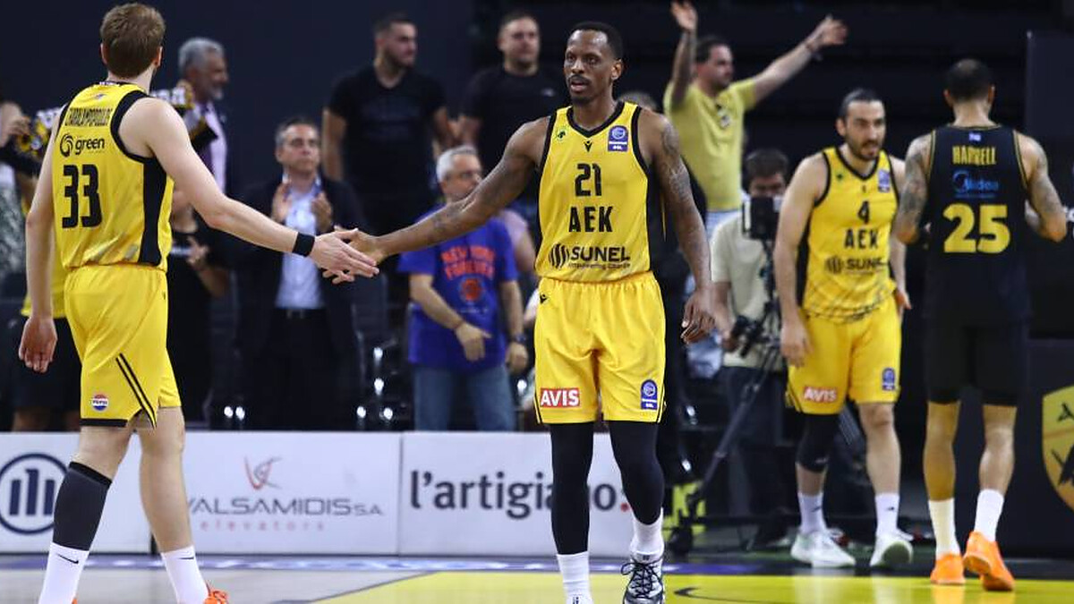 AEK beat Aris 102-99 and will face Olympiacos in the Greek League semifinals