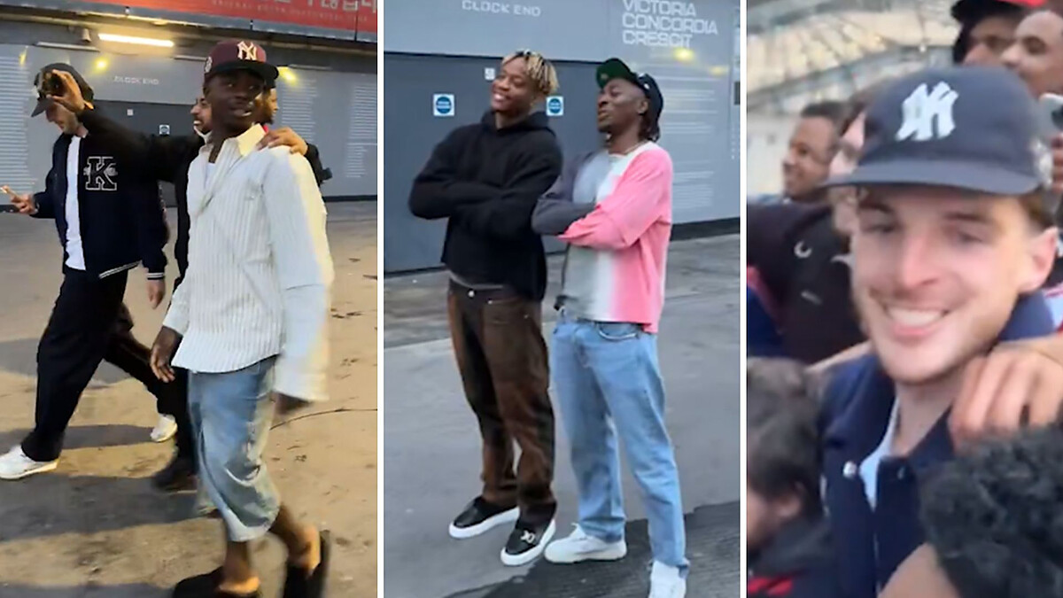 Arsenal players spotted celebrating outside Emirates Stadium at 5am!