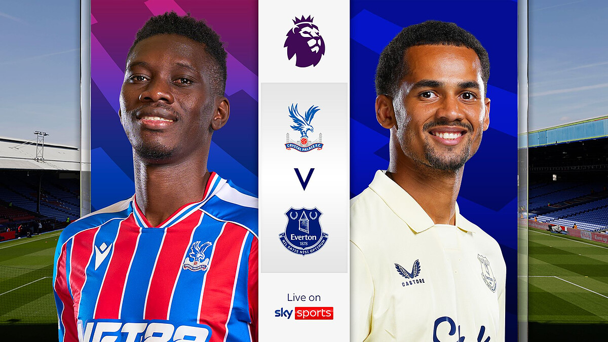 Crystal Palace vs Everton team news LIVE on Sky!