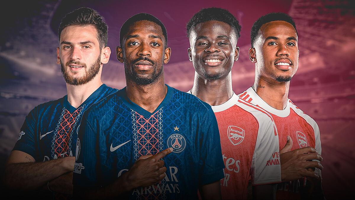 Dembele or Saka? Gabriel misses out? Sky Sports' combined PSG and Arsenal XI