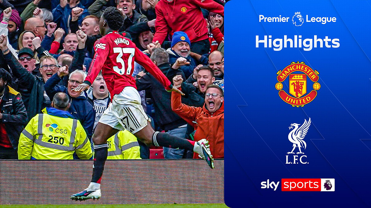 Dramatic Mainoo strike sees Man Utd beat Liverpool in five-goal thriller to seal CL spot