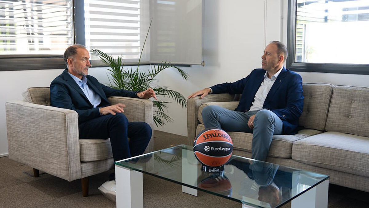 Euroleague Basketball CEO Chus Bueno meets Catalonia sports minister