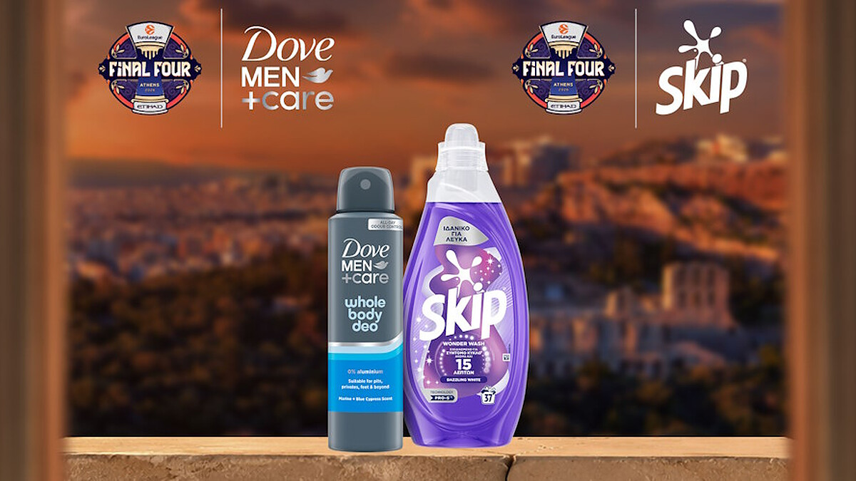 Euroleague Basketball partners with Unilever’s Skip and Dove Men+Care
