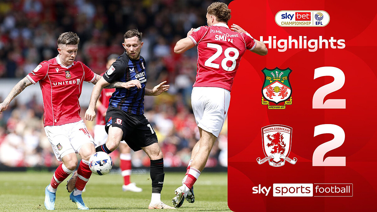 Final-day DRAMA! Wrexham drop out of play offs after draw vs Boro