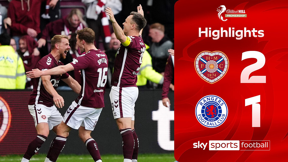 Hearts move into Scottish Premiership title box seat with win over Rangers
