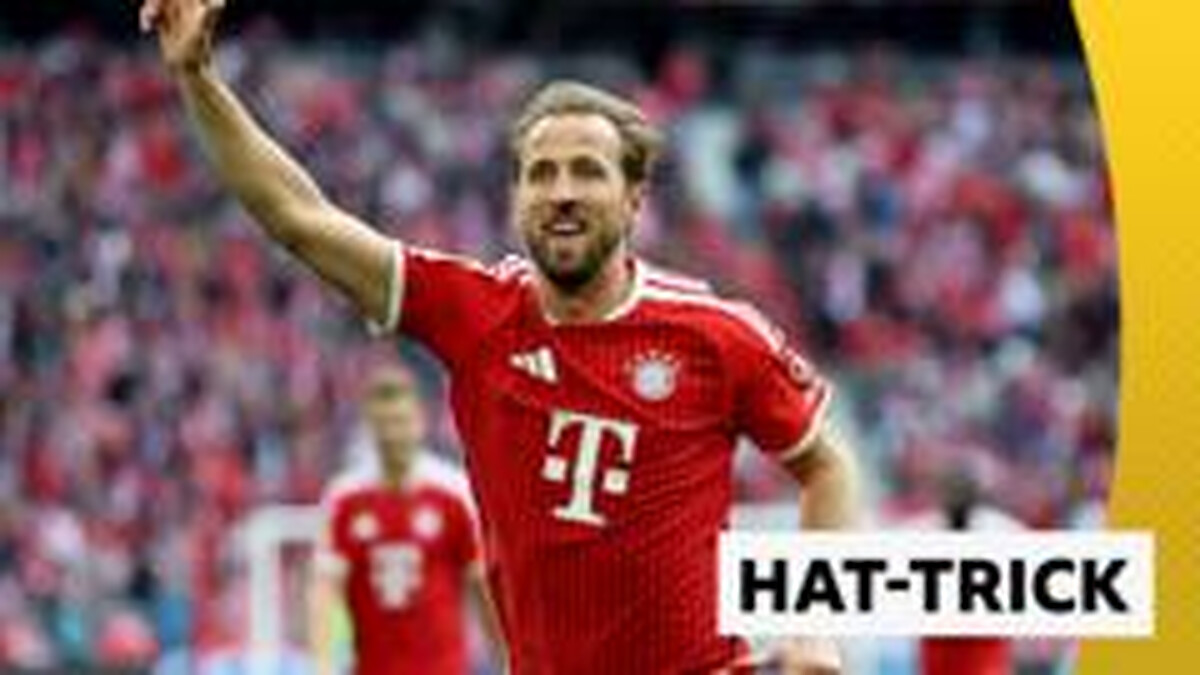 Kane nets hat-trick as Bayern thrash Cologne