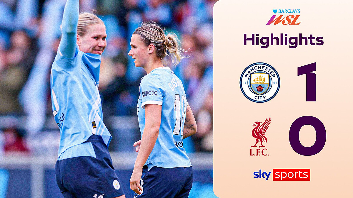 Man City score late goal to take three points against Liverpool