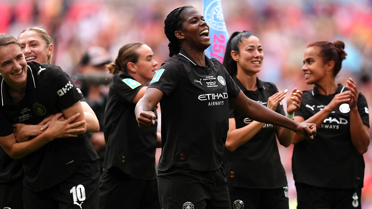 Man City sweep past Brighton in FA Cup final to complete domestic double