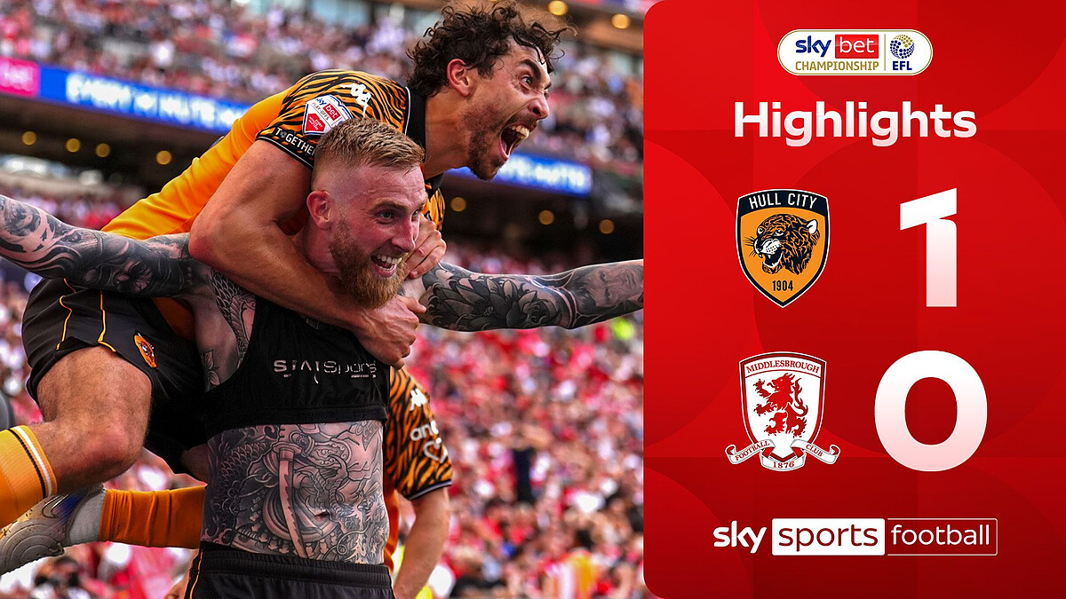 McBurnie fires Hull City to the Premier League with late goal at Wembley!
