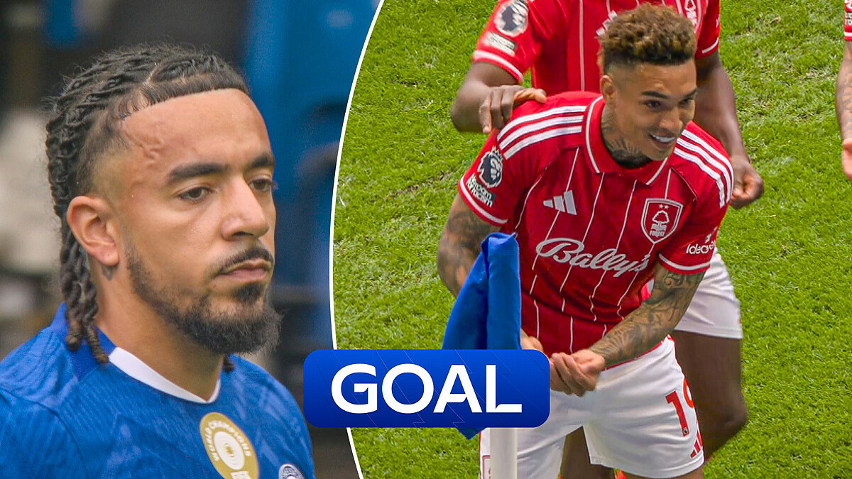 More woe for Chelsea! Jesus penalty doubles Forest's lead after Gusto shirt-pull
