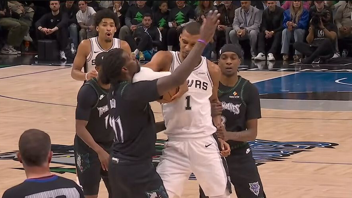 No sanction for Wemby after the elbow to Naz Reid in Game 4