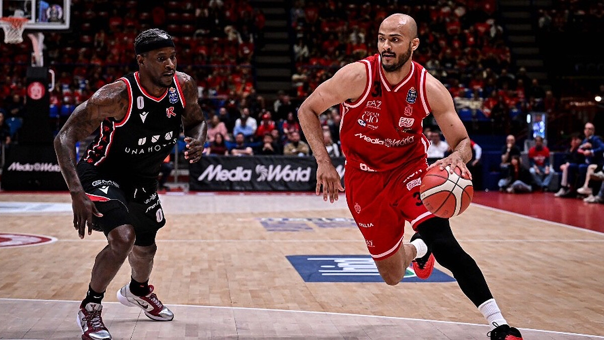 Olimpia Milano jumps to 2-0 in Legabasket playoffs