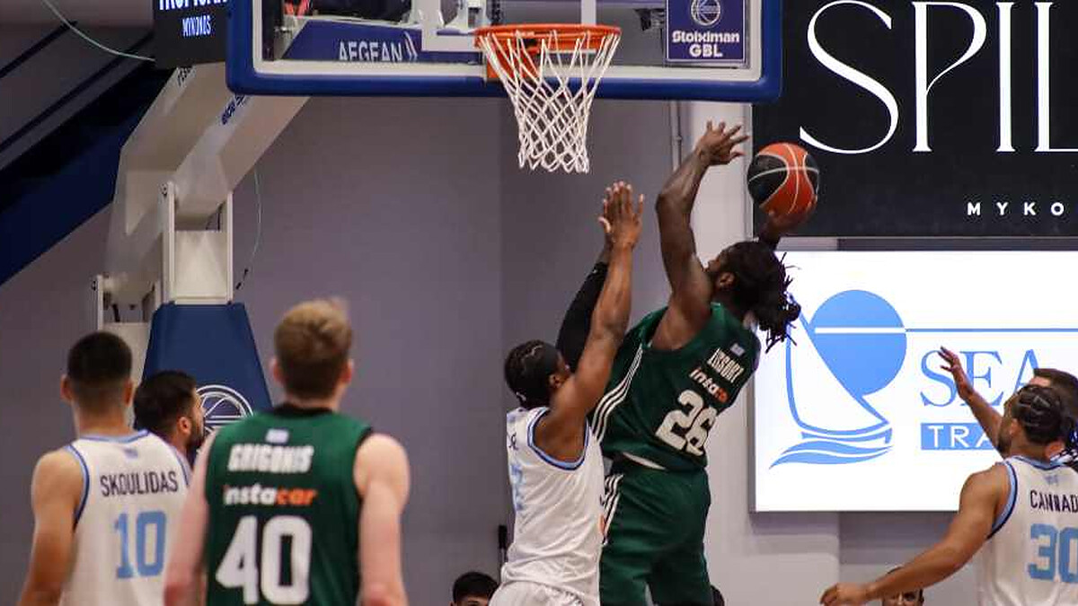 Panathinaikos defeats Mykonos and will face PAOK in GBL semifinals