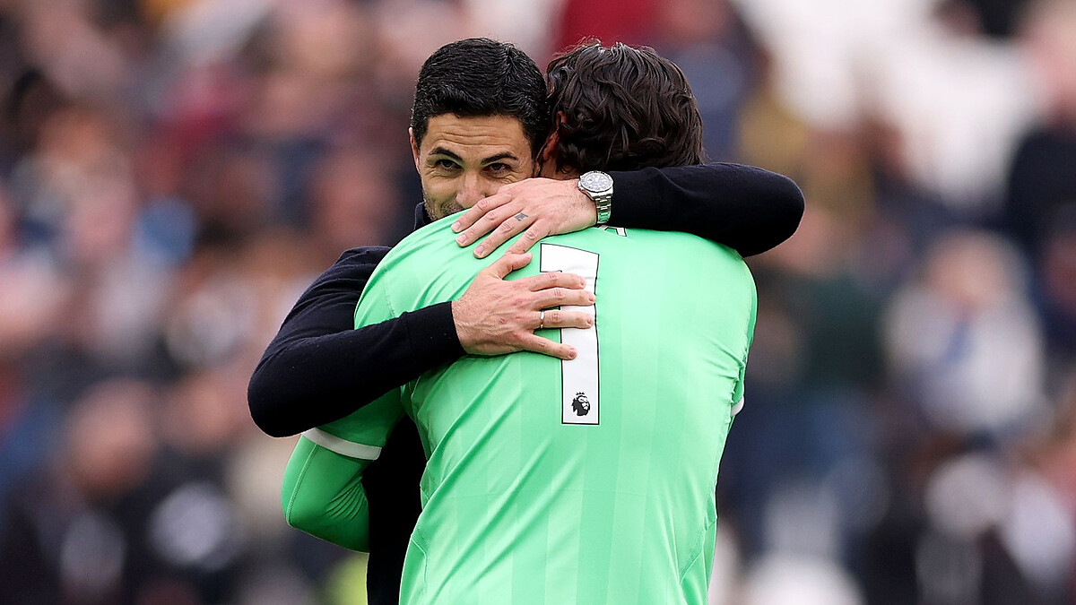 Raya spares Arteta's blushes after frantic Rice right-back experiment