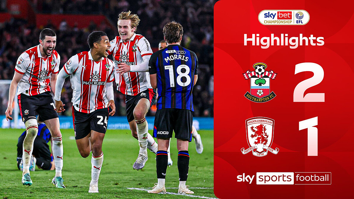 Saints win it LATE in extra-time to book Wembley spot over Boro