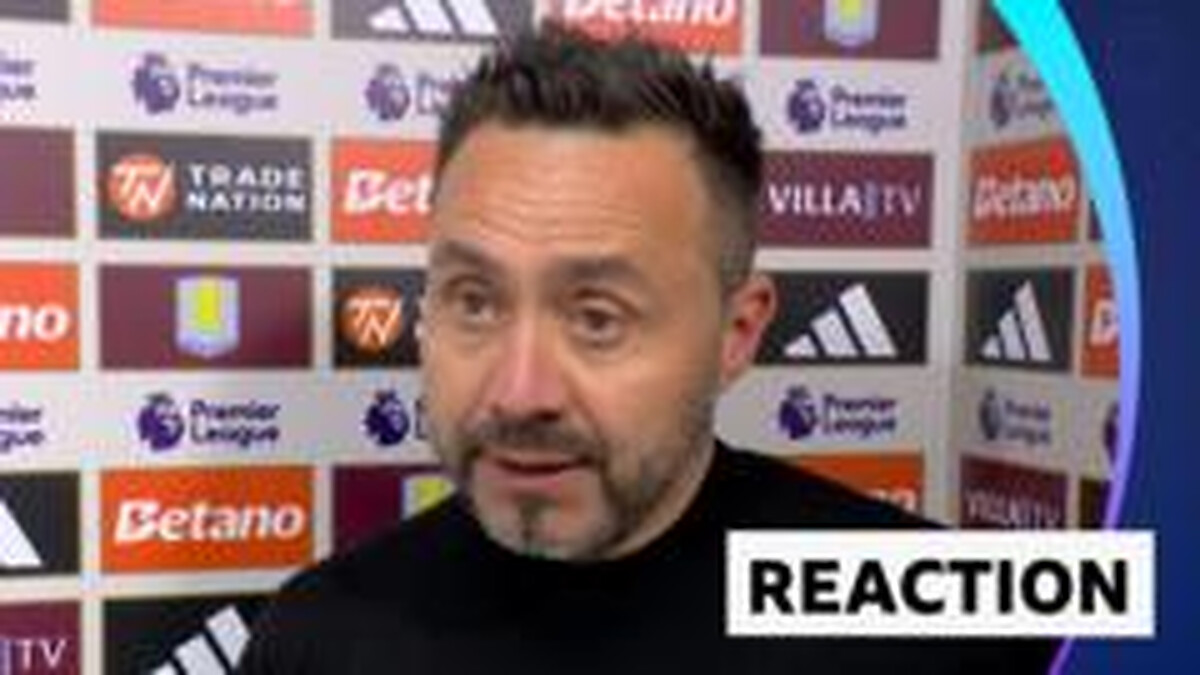 Spurs 'cannot be happy' despite Villa win - De Zerbi
