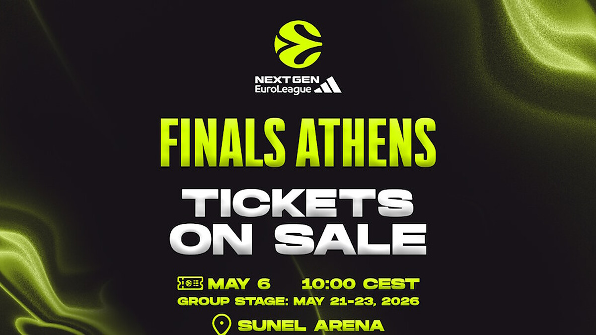 Tickets now on sale for NextGen EuroLeague Finals in Athens