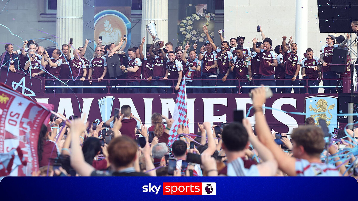 'UP THE VILLA' | Emery and McGinn lead the Aston Villa celebrations