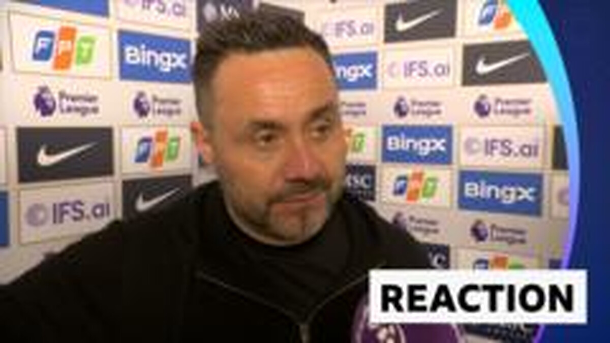 'We can reach our target' - De Zerbi defiant after Chelsea defeat