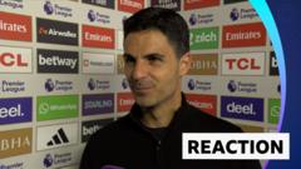 We played some of our best football of season in first half - Arteta