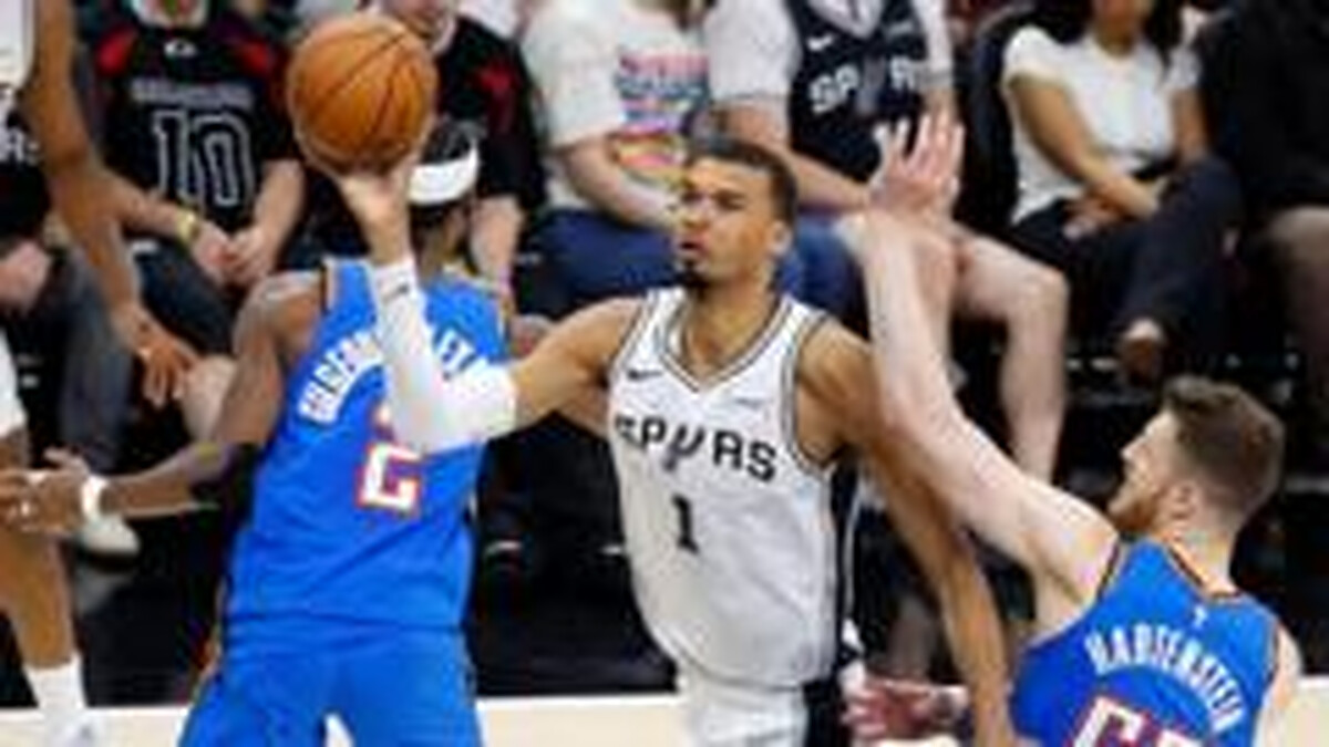 Wembanyama stars as Spurs level NBA play-offs