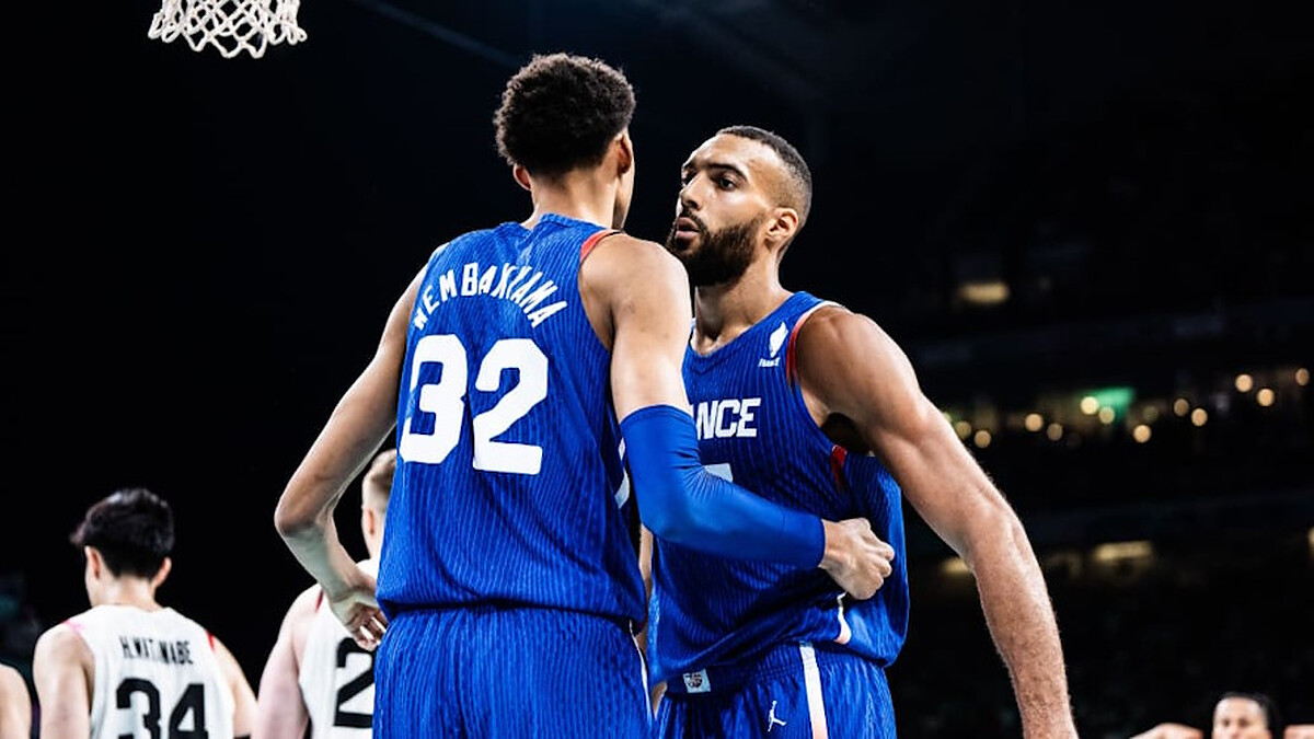 Wemby relishes French matchup with Gobert, wishes Timberwolves health