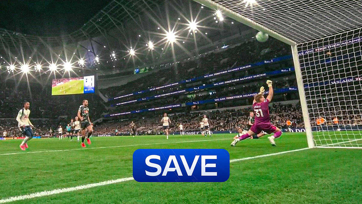 'What a reflex stop that is!' | Kinsky's wonder save earns Spurs a point