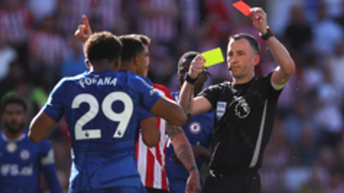 Which club received most red cards in a Premier League season?