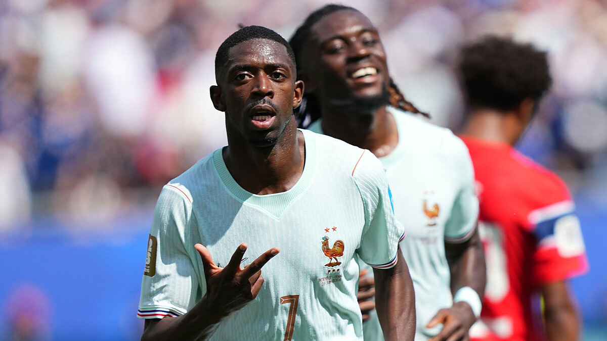 Dembele's first-half hat-trick sees France beat Norway's reserves